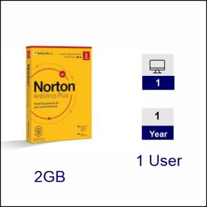 Norton Antivirus Plus 2gb 1 User 1 Device 1 Year